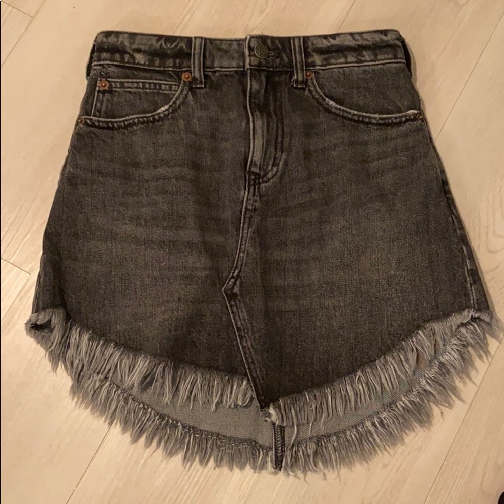 Free People Bailey Denim Mini Skirt